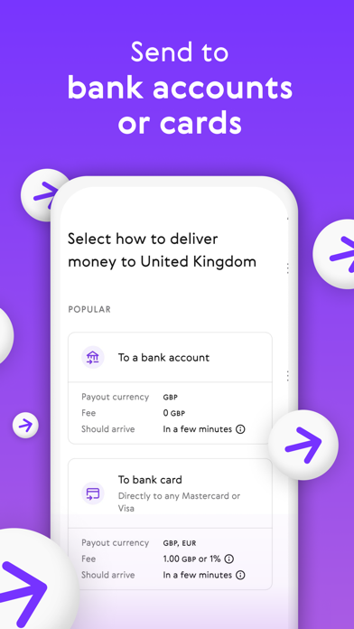 Paysend Money Transfer App Screenshot