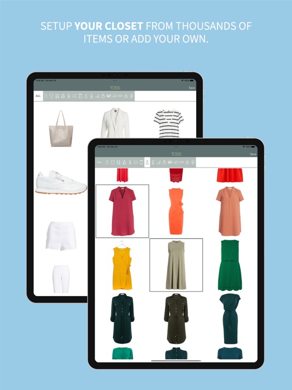 Toss iPad screenshot 2 - Lifestyle app