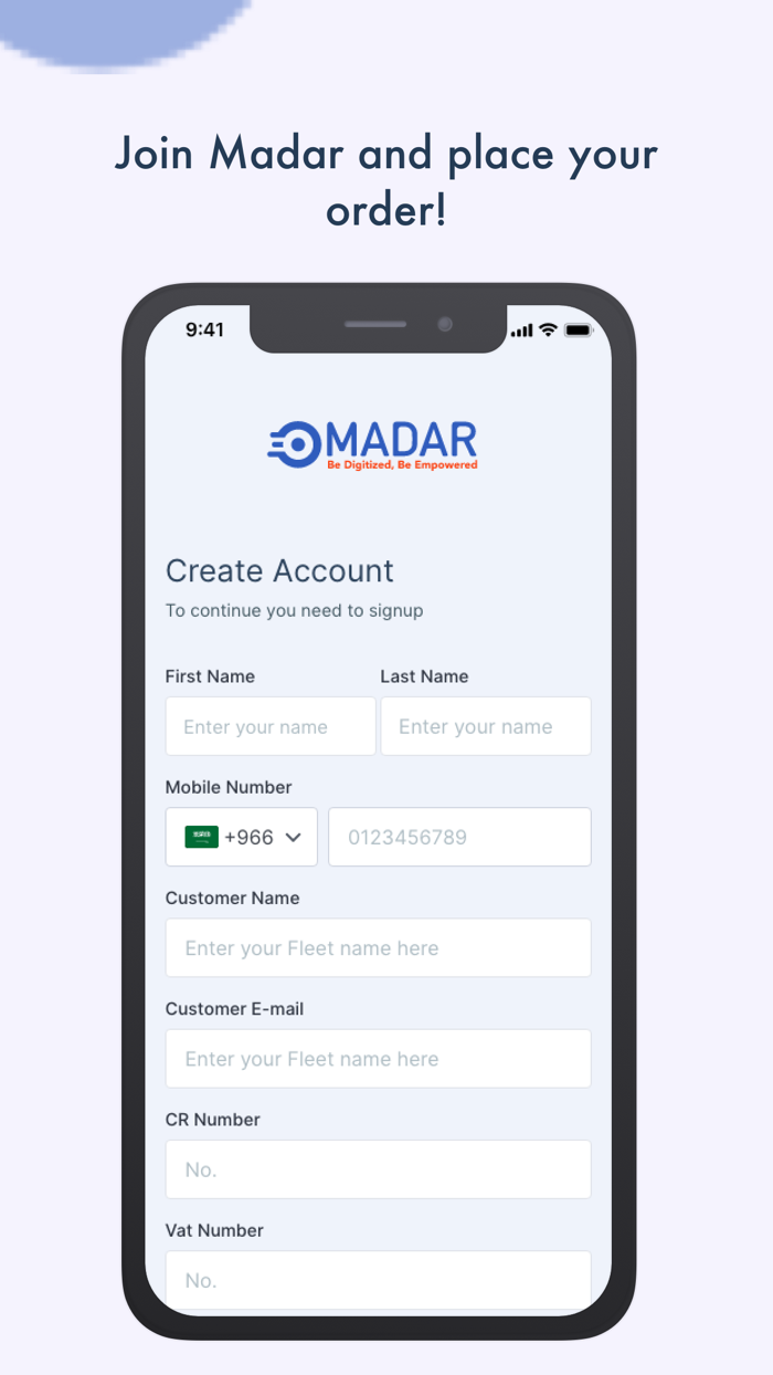 Madar Customer