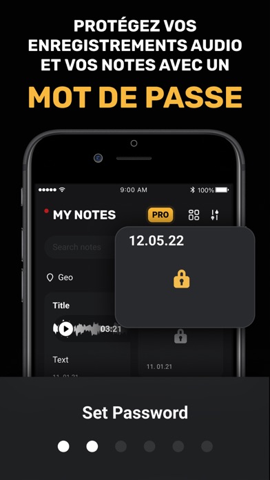 Screenshot #3 pour Voice Memo: Dictaphone, Notes