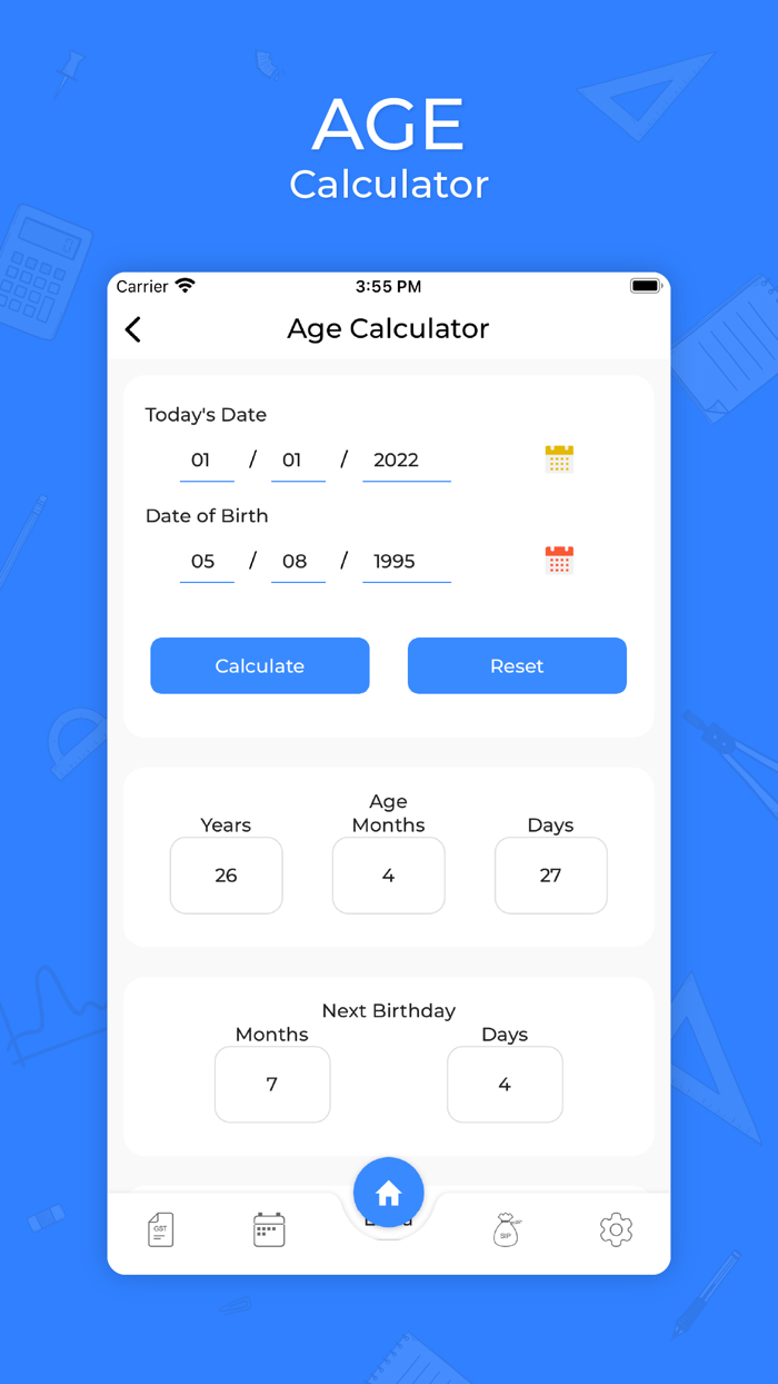 EMI Calculator - GST SIP Age