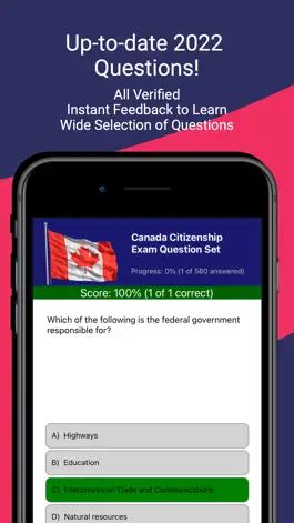 Game screenshot Canada Citizenship Exam apk