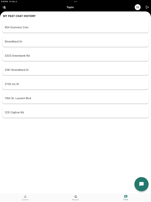 TapIn iPad screenshot 6 - Social Networking app