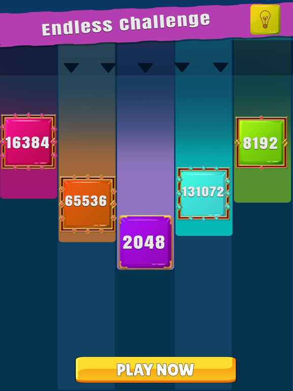 Drop the Number: Puzzle Merge iPad screenshot 4 - Games app