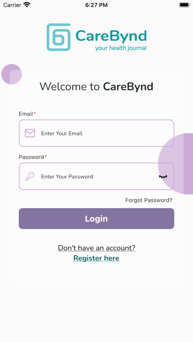 CareBynd - My Health Journal Screenshot