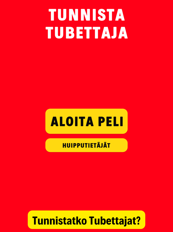 Tunnista Tubettaja