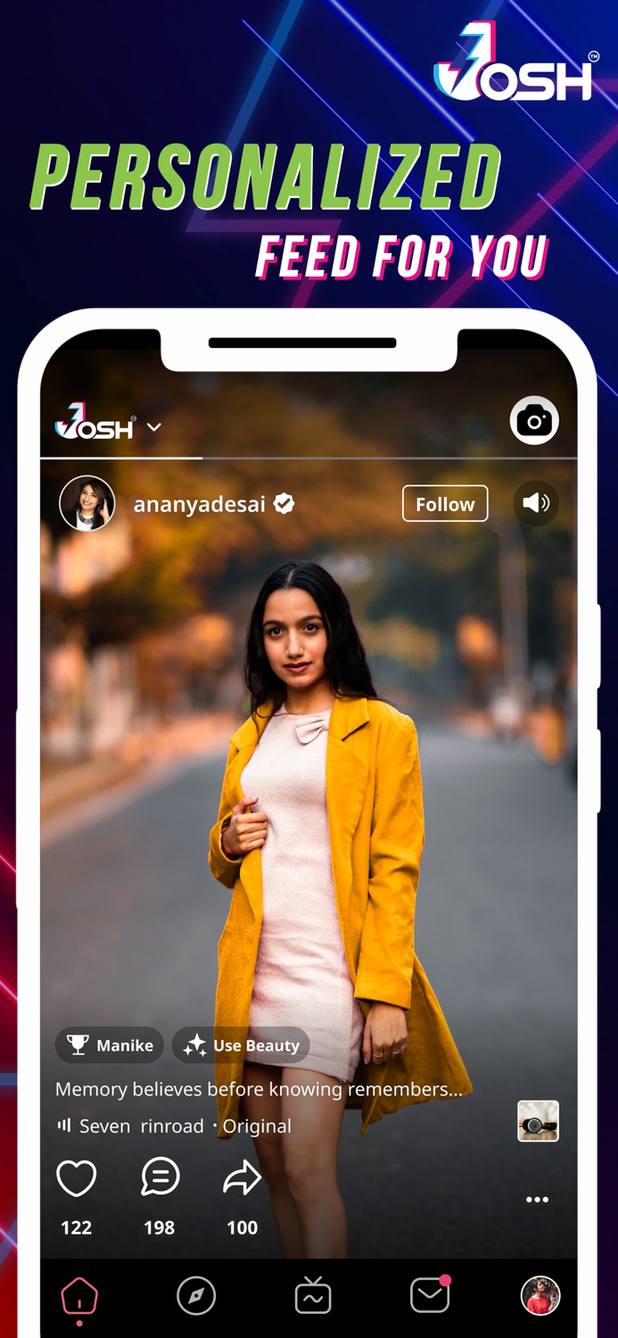 Josh Indian Short Videos App