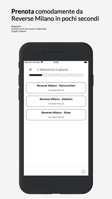 Screenshot 1 of Reverse Milano App