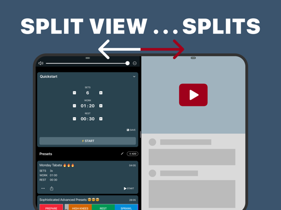 Interval Timer Plus iPad screenshot 6 - Health & Fitness app