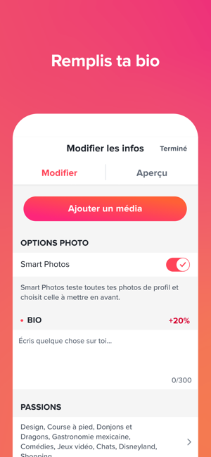 ‎Tinder Rencontre & Rendez-vous Capture d'écran