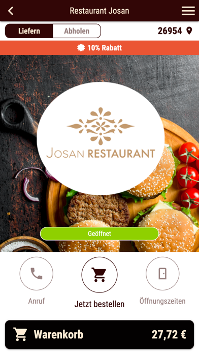Restaurant Josan Screenshot