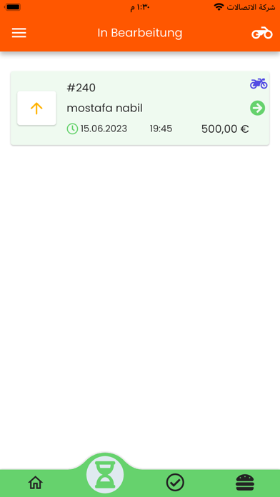 Bestellhalal-Partnerapp Screenshot