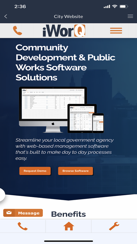 #3. iWorQ Public Works (iOS) โดย: iWorQ Systems Inc