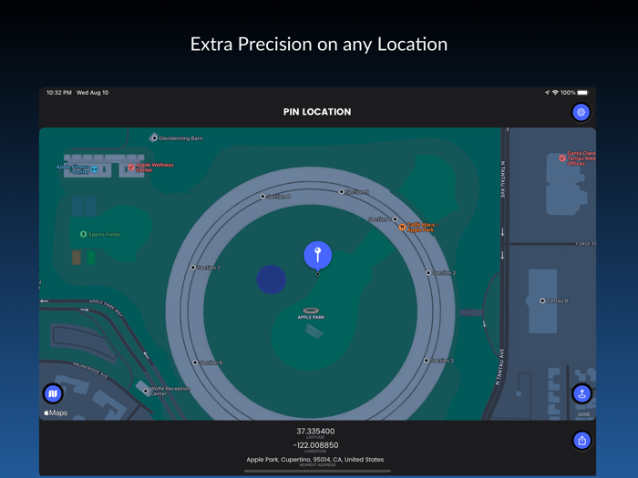 myLocation - GPS Coordinates
