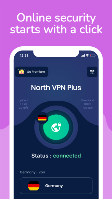 North Plus VPN - Unlimited VPN Screenshot