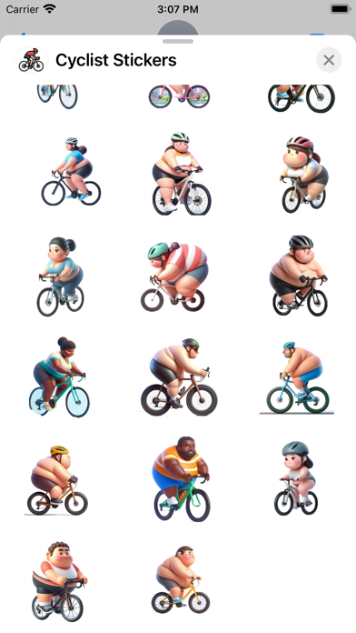 Screenshot #3 pour Cyclist Stickers
