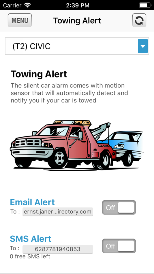 #6. The Silent Car Alarm (iOS) Podle: Streetdirectory Pte Ltd
