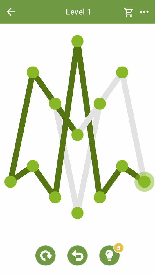 #1. Dot Connect - One Line (iOS) 由: Dai Nguyen