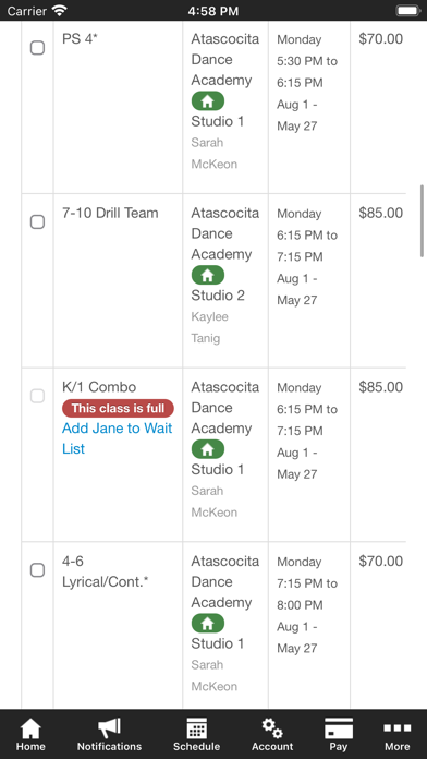 Atascocita Dance Academy Screenshot