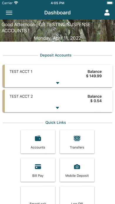 Pelham Bank Mobile Screenshot