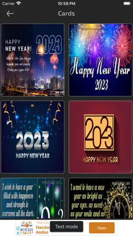 Game screenshot Happy New Year Wishes Card GIF hack
