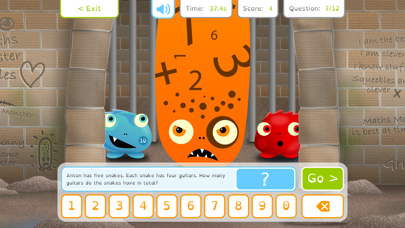 Squeebles Times Tables Connect Screenshot