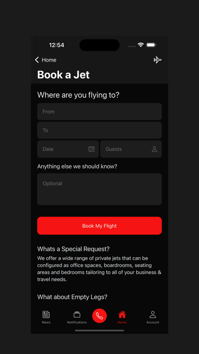 Approved Experiences Screenshot