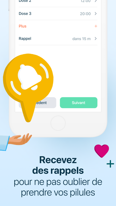 Screenshot #3 pour Pilule: Rappel de médicament