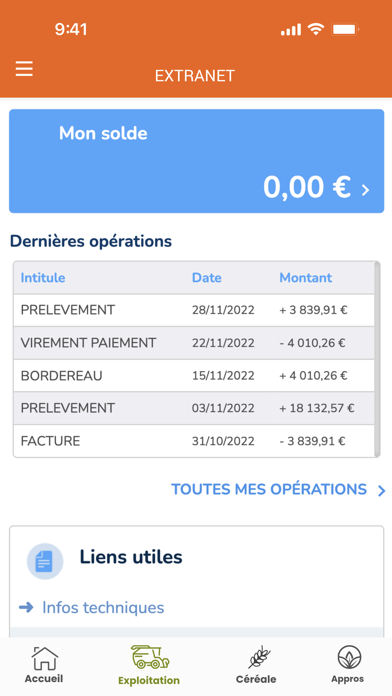 Coop Agricole Puiseaux Screenshot