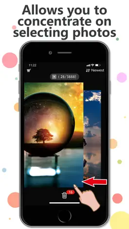 Game screenshot Flow - Delete photos apk