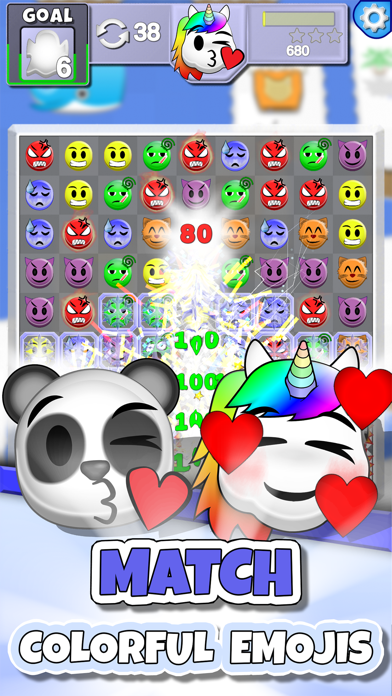 Matchy 'Moji -- Emoji Match 3 Screenshot