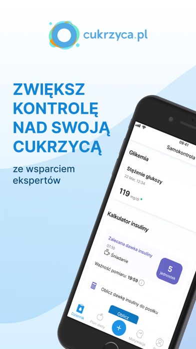 Cukrzyca.pl: dieta i motywacja Screenshot