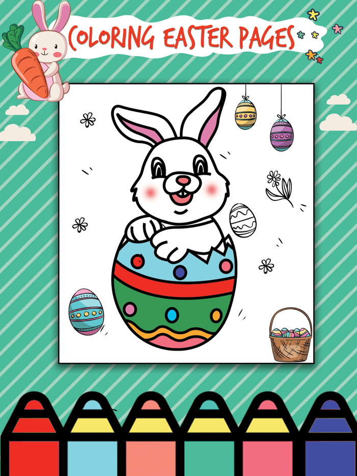 Easter Egg Coloring Book App