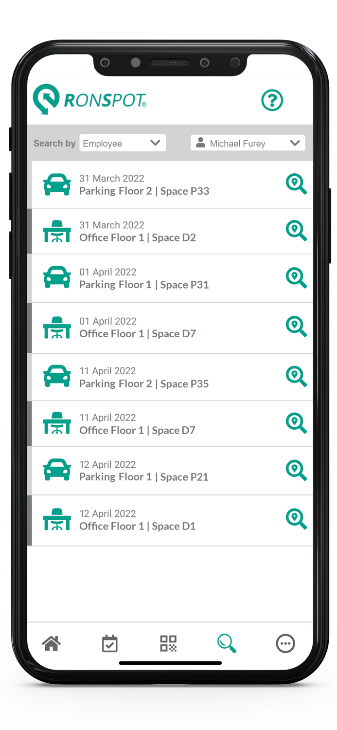 RONSPOT - Desk and Parking Mgt