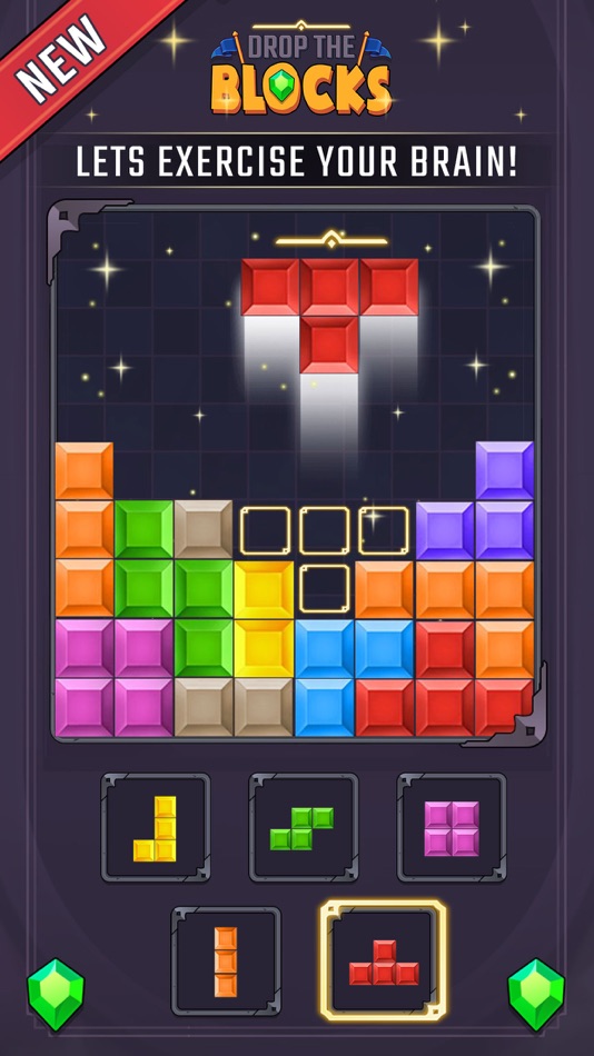 #3. Drop Blocks Puzzle (iOS) 由: LITTLE HEDGEHOGS LIMITED