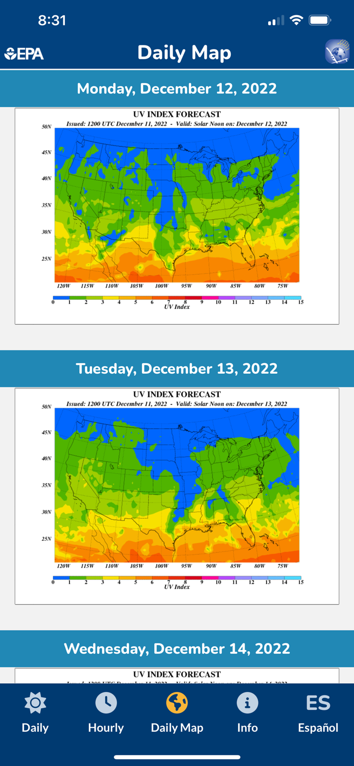 EPAs SunWise UV Index