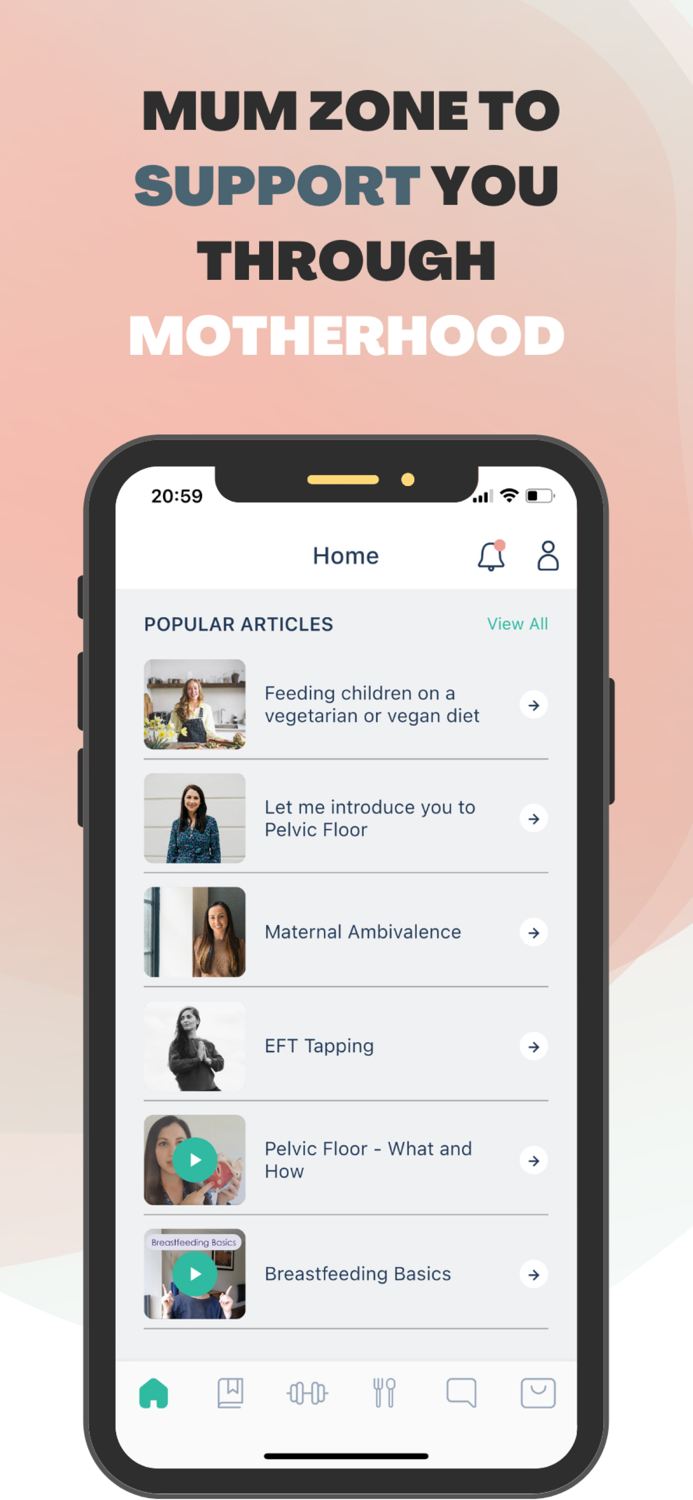 FIT MAMA Fitness App for Mums