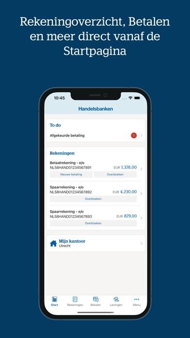 Handelsbanken NL – Particulier Screenshot
