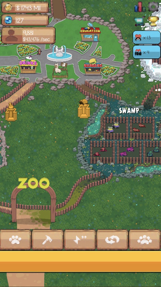 #5. Let's Build a Zoo (iOS) By: QUY NGUYEN KHAC