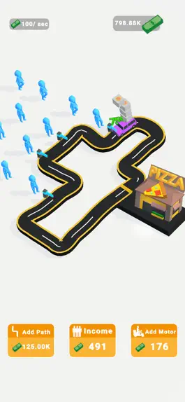 Game screenshot Pizza Delivery Clicker apk