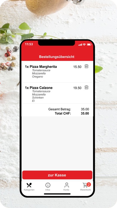 Bella Napoli Pizzeria Screenshot