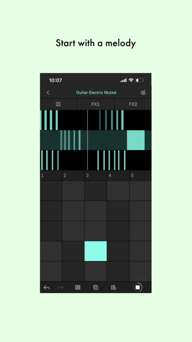 screenshot of Ableton Note 2