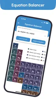 chemical equation balancer app iphone screenshot 1