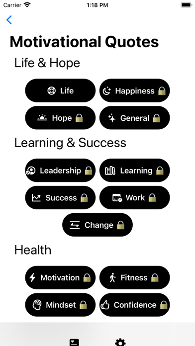 Motivational Quotes - Elevate Screenshot