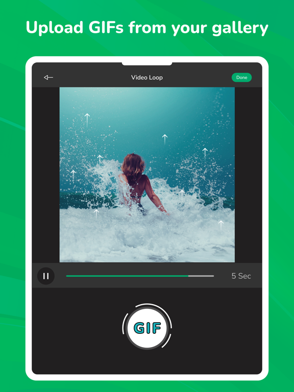 Video Looper - Video to GIFs iPad screenshot 5 - Photo & Video app