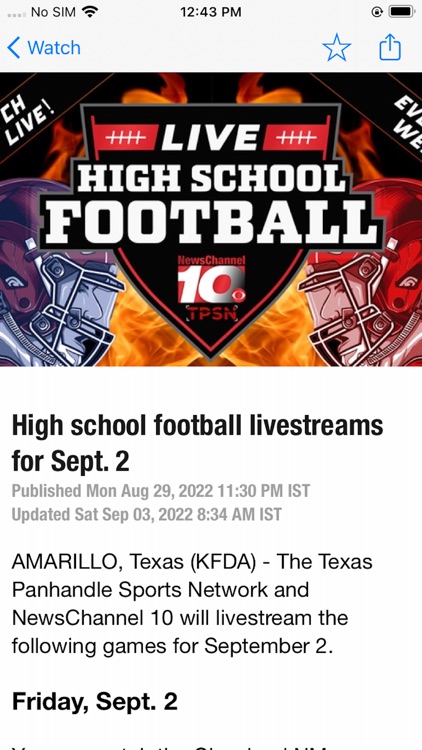 Texas Panhandle Sports Network