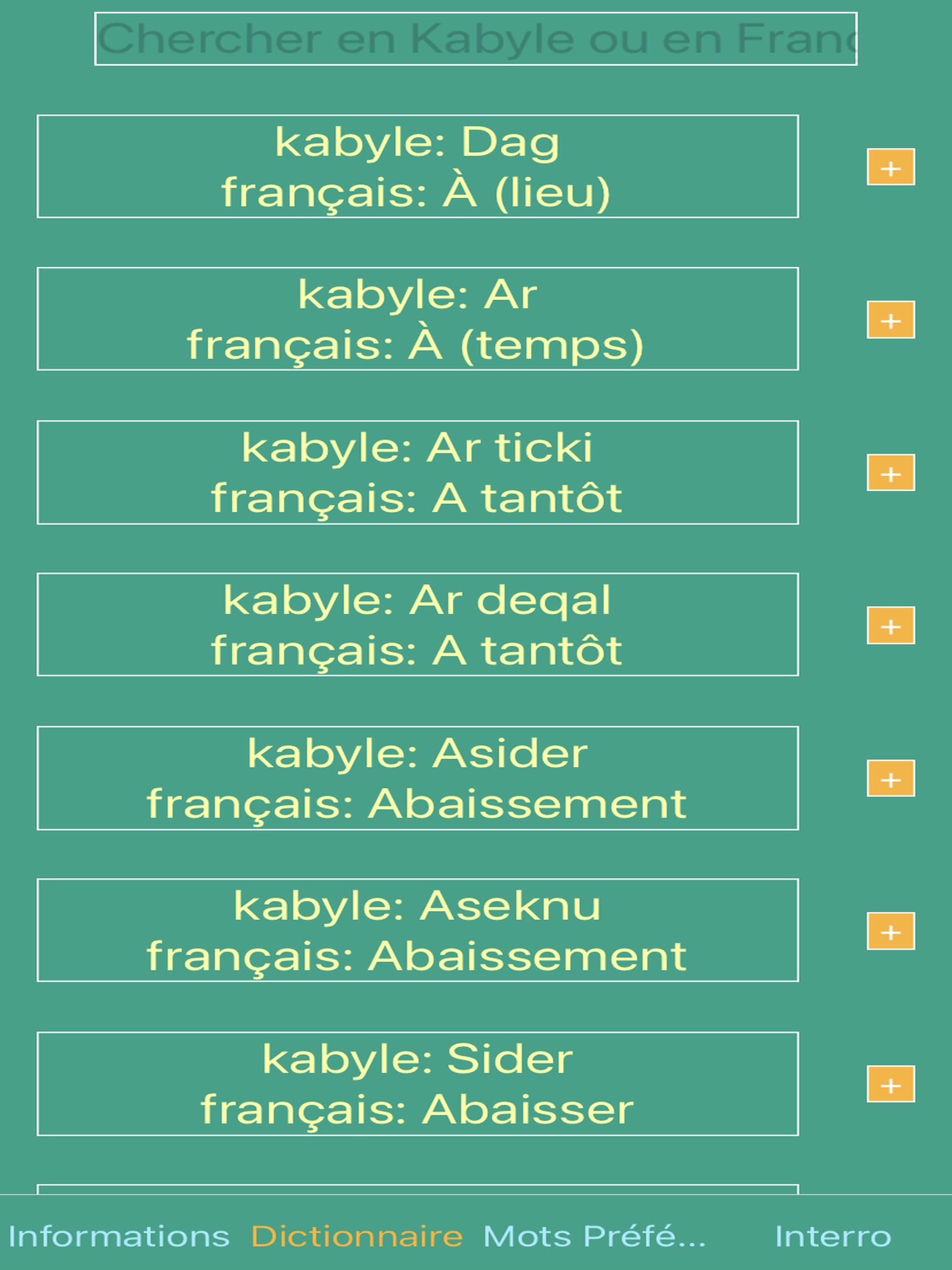 Dictionnaire Kabyle-Françaisのおすすめ画像1