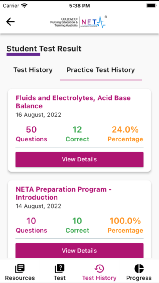 #7. NETA (iOS) 由: College of Nursing Education and Training Australia