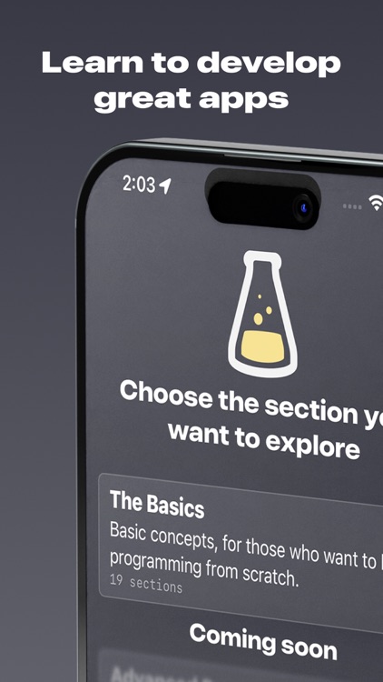 Learn to develop apps