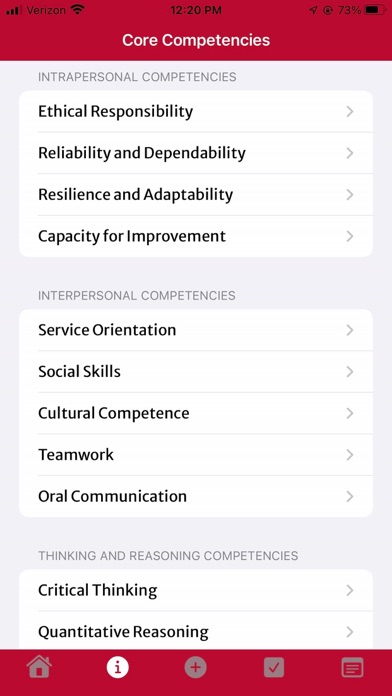 UGA Pre-Professional Planner Screenshot